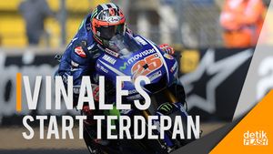Vinales Raih Pole Position, Rossi Kedua 