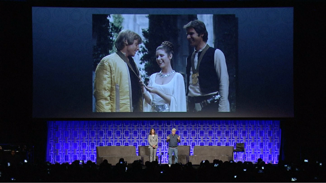 Penghormatan untuk Princess Leia di 'Star Wars Celebration'