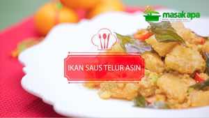 Ikan Saus Telur Asin