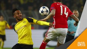 Aubameyang Bawa Dortmund ke Perempat Final