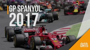 Duel Sengit Hamilton-Vettel di GP Spanyol 2017