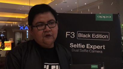 Oppo F3 Versi Hitam yang Maskulin