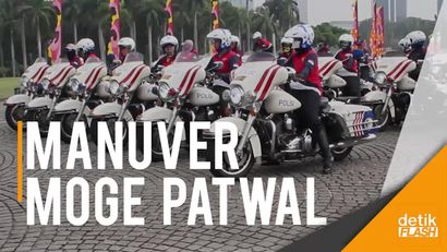 Patwal Moge Berlatih untuk HUT Bhayangkara