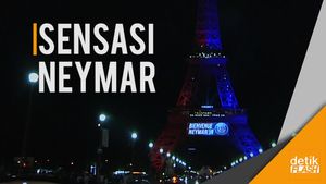 Dan Menara Eiffel Pun Menyambut Neymar