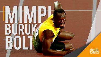 Usain Bolt Tutup Karirnya dengan Cedera