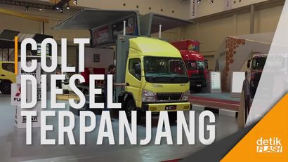 Mitsubishi Colt Diesel Terpanjang di Dunia Nangkring di GIIAS 2017