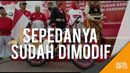 Menteri Yasonna Pamer Sepeda Hadiah dari Jokowi yang Dihias Menteri Yasonna Pamer Sepeda Hadiah dari Jokowi yang Dihias