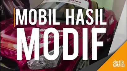 100 Mobil Hasil Modif Dipamer di Bandung