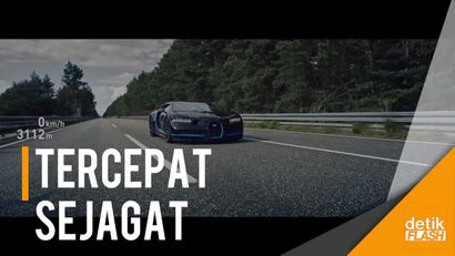 Wuzz... Mobil Tercepat Sejagat dari Bugatti Diperkenalkan