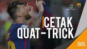 Messi Torehkan 300 Gol Bagi Barcelona