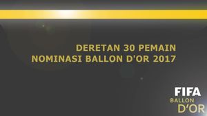 Deretan 30 Pemain Nominasi Ballon dOr 2017