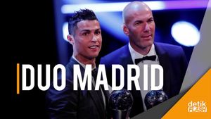 Zidane dan Ronaldo Jadi yang Terbaik di Dunia 