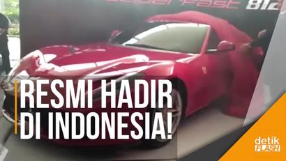 Mobil Terkuat Buatan Ferrari Diluncurkan di Jakarta