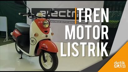 Yamaha Pamer Motor Listrik di Jakarta