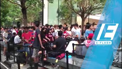 Antrean iPhone X di Singapura Sempat Ricuh