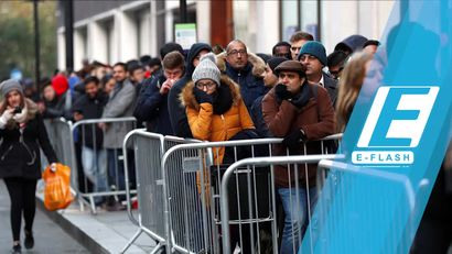 Selebriti Ini Ikut Antre iPhone X di Apple Store London