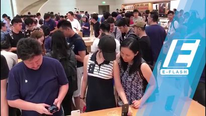 Begini Suasana Pembelian iPhone X di Singapura