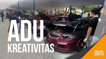 Aneka Mobil Modifikasi Dipamerkan di Pekanbaru