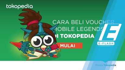 Beli Diamond Mobile Legends Jadi Lebih Gampang di Tokopedia