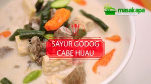 Sayur Godog Cabe Hijau