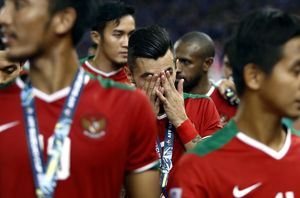 Kesedihan Penggawa Indonesia Ditekuk 2-0 Oleh Thailand