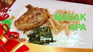 Lezatnya Spicy Chicken Poletto with Cheese Penne