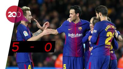 Barcelona Panen Gol di Kandang