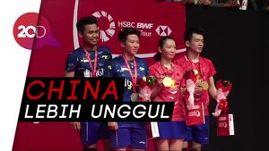 Saat-saat Tontowi/Liliyana Tumbang di Final  