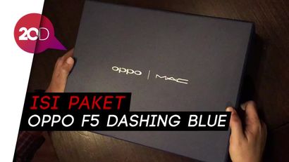 Unboxing Oppo F5 Dashing Blue 