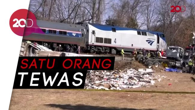 Tabrakan Maut Truk Sampah dan Kereta Angkut Kongres AS Tabrakan Maut Truk Sampah dan Kereta Angkut Kongres AS