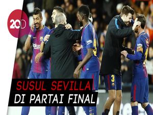 Tebas Valencia, Barcelona Meluncur ke Final Copa del Rey