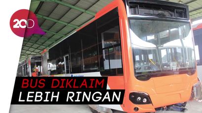 Wow! Armada Baru Bus TransJakarta Pakai Bahan Aluminium