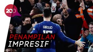 Gol Pertama Giroud Berseragam Chelsea