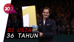 Federer Jadi Petenis Tertua No 1 Dunia 