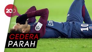Detik-detik Tulang Metatarsal Neymar Retak