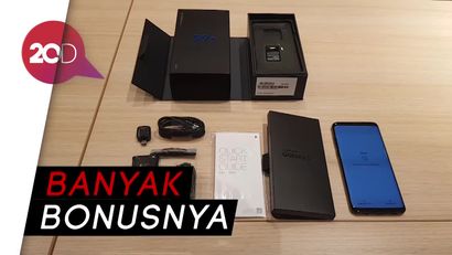 Unboxing Samsung Galaxy S9 dan S9+ di Barcelona