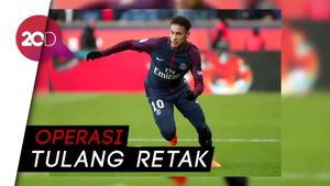 Neymar akan Absen Tiga Bulan untuk Pemulihan Cedera