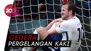 Detik-detik Harry Kane Alami Cedera