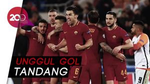 Gol Tunggal Dzeko Loloskan Roma ke Perempat Final Liga Champions