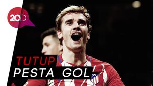 Gol Cerdik Griezmann Kelabui Kiper Lokomotiv Moskow 