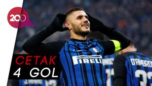 Gol Cantik Icardi Warnai Kemenangan Inter
