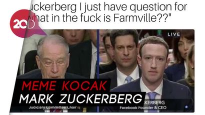 Ngakak! Ketika Ekspresi Tegang Mark Zuckerberg Dijadikan Meme