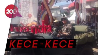 Parade Mobil Antik di IIMS 2018