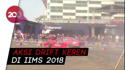 Aksi Drift Keren di IIMS 2018