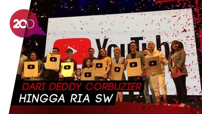 12 YouTuber Terima Penghargaan Gold Button