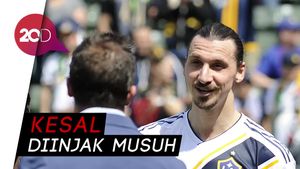 Tamparan Ibrahimovic yang Berujung Kartu Merah