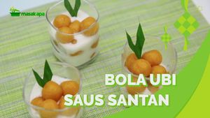 Bola Ubi Saus Santan Santapan Nikmat untuk Berbuka