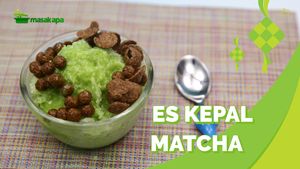 Es Kepal Matcha Manisnya Cocok untuk Berbuka