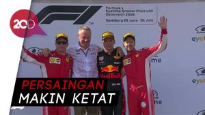 Verstappen Juara GP Austria, Vettel Pimpin Klasemen