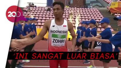 Ungkapan Bangga Zohri Amazing Jadi Juara Dunia Atletik U-20